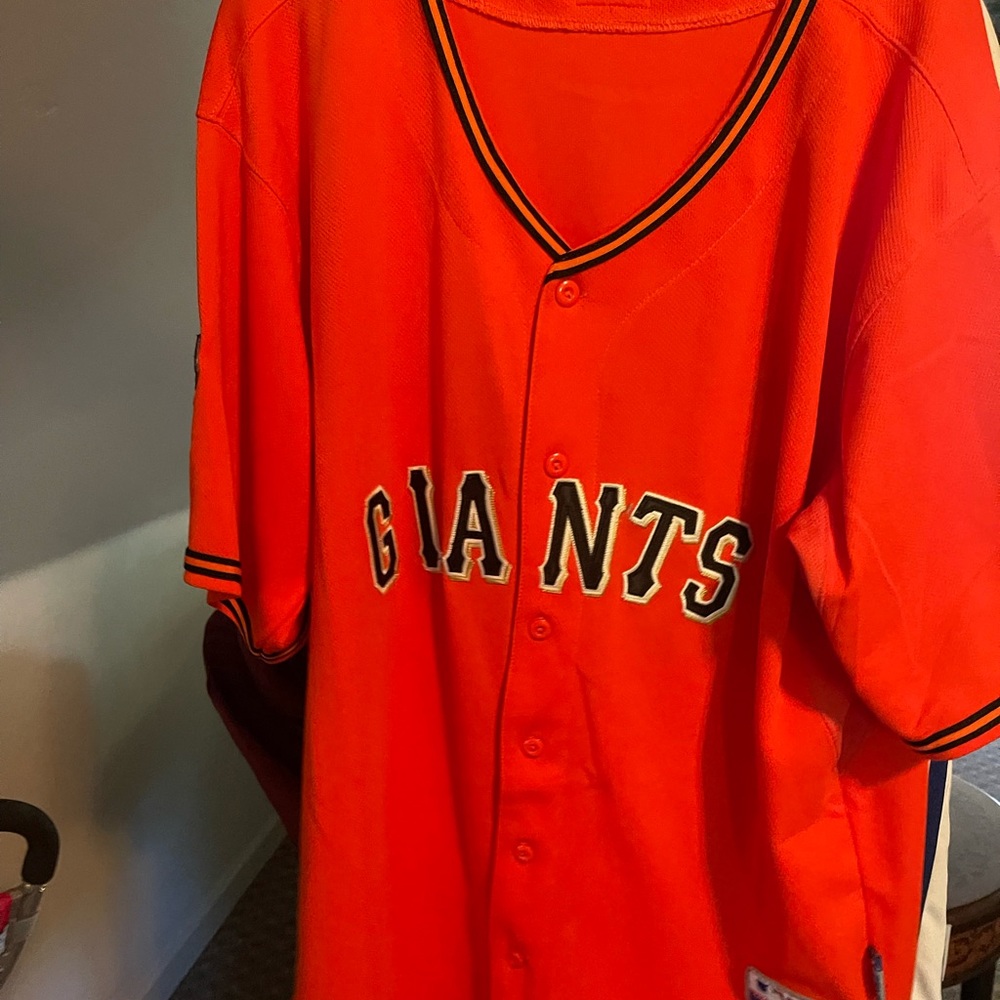 San Francisco Giants orange jersey majestic size 52 #55 Lincecum